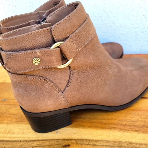 New Giani Bernini Memory Foam Putneyy Taupe Ankle boots Women's Size 7.5 - Picture 12 of 16